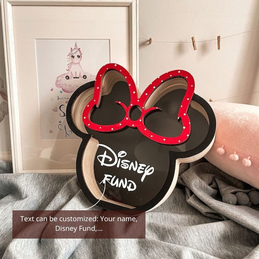 Personalized Mickey And Minnie Piggy Bank - LoveryToys