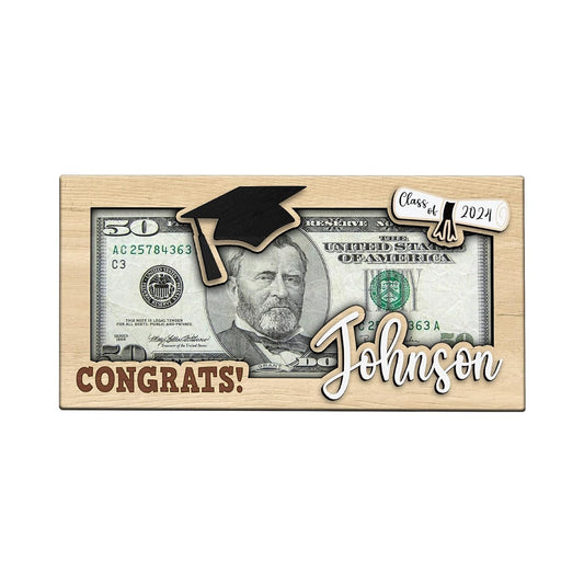 Graduation Gifts For Daughter and Son, Personalized Graduation Money Holder, Graduation Present 2024, grad gifts